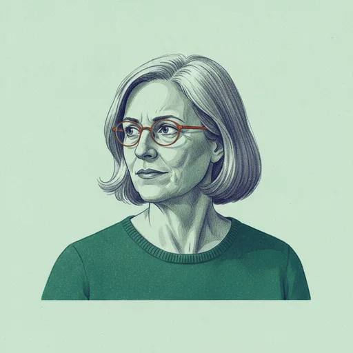 Illustrated portrait of Miriam Osei, an editorial pen name used by this site