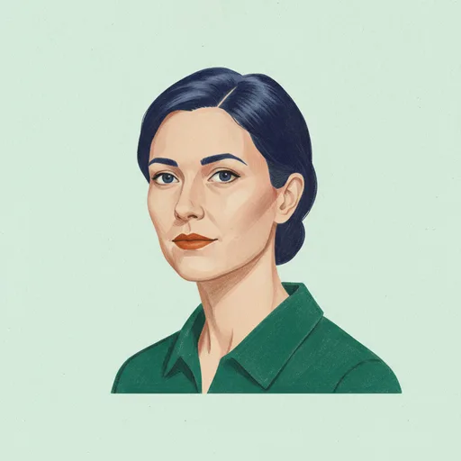 Illustrated portrait of Rae Whitfield, an editorial pen name used by this site